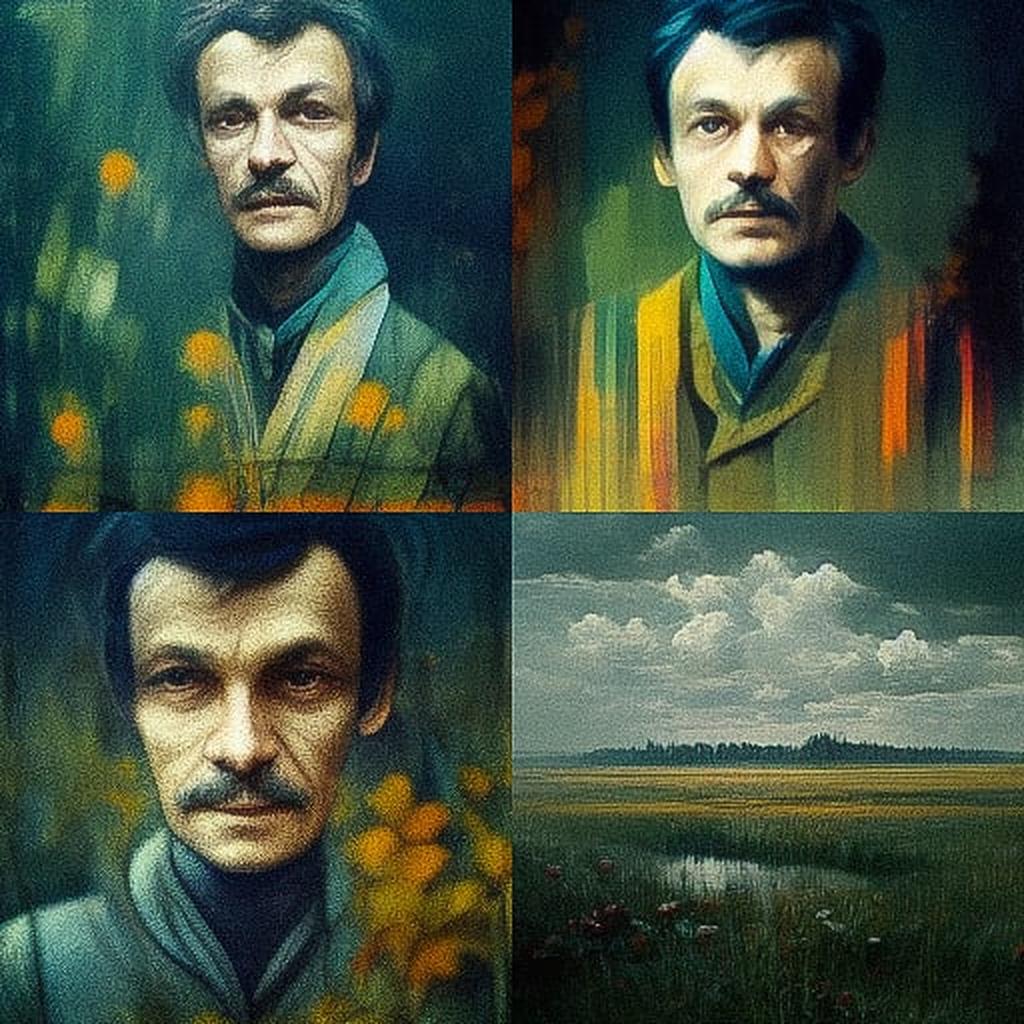 Andrei Tarkovsky style, Midjourney V3, render 1 of 4