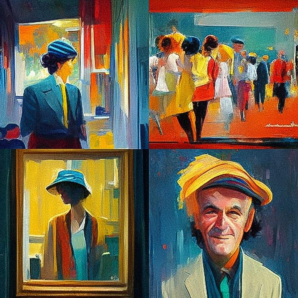 Andrew Macara style, Midjourney V3, render 1 of 4