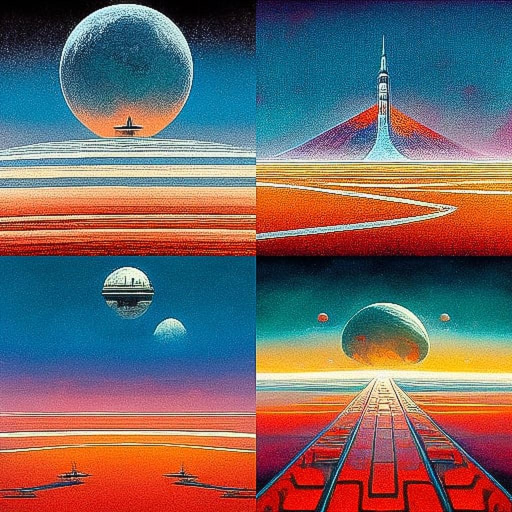 Angus McKie style, Midjourney V3, render 1 of 4