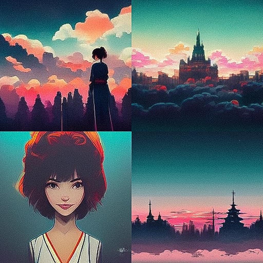 Anime style style, Midjourney V3, render 1 of 4