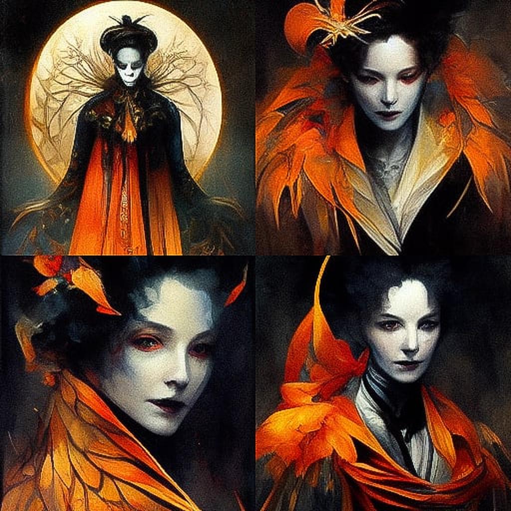 Anne Bachelier style, Midjourney V3, render 1 of 4