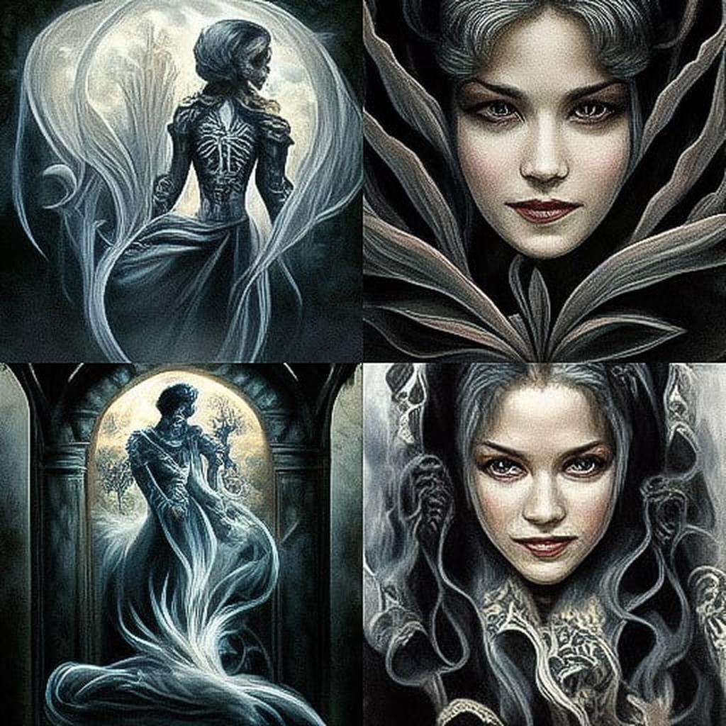 Anne Stokes style, Midjourney V3, render 1 of 4