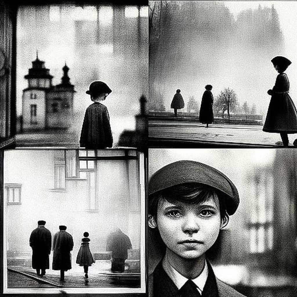Antanas Sutkus style, Midjourney V3, render 1 of 4