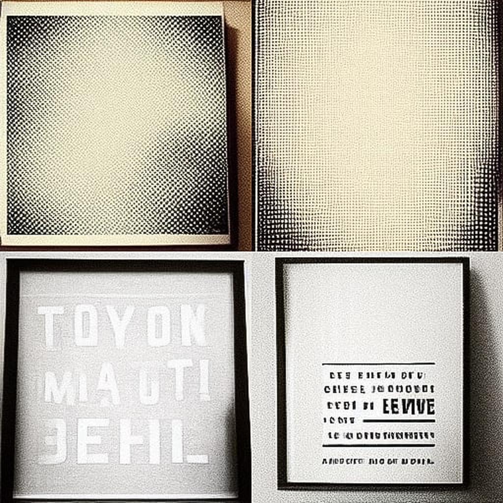 Anthony Burrill style, Midjourney V3, render 1 of 4