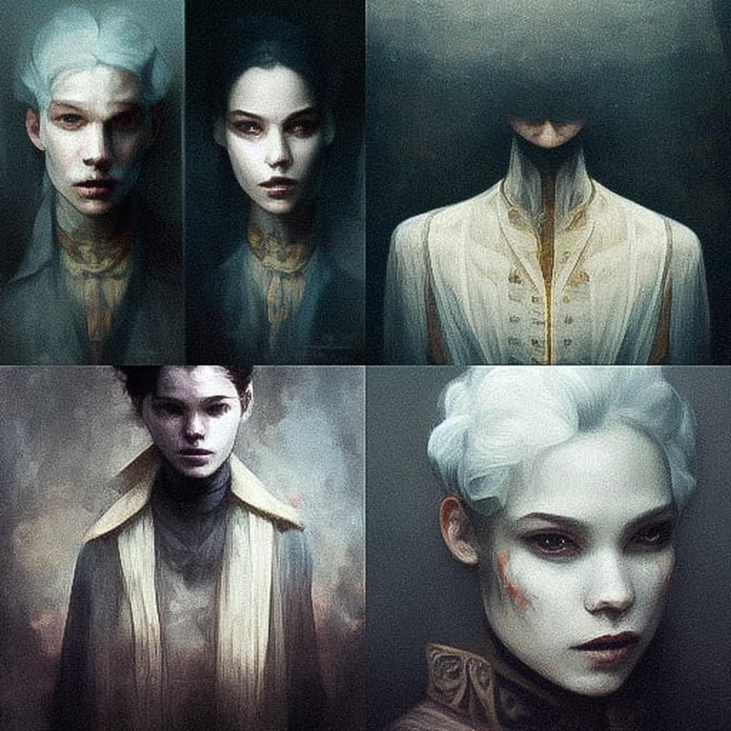 Aron Demetz style, Midjourney V3, render 1 of 4