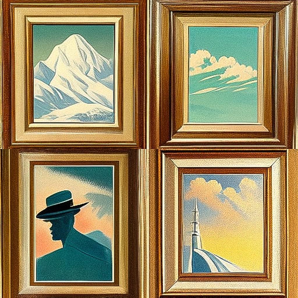 Arthur Sarnoff style, Midjourney V3, render 1 of 4