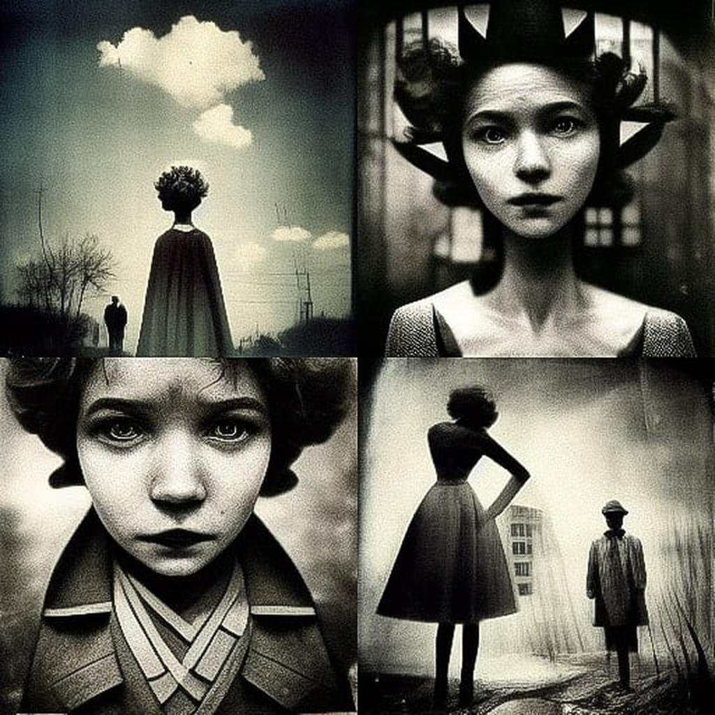 Arthur Tress style, Midjourney V3, render 1 of 4