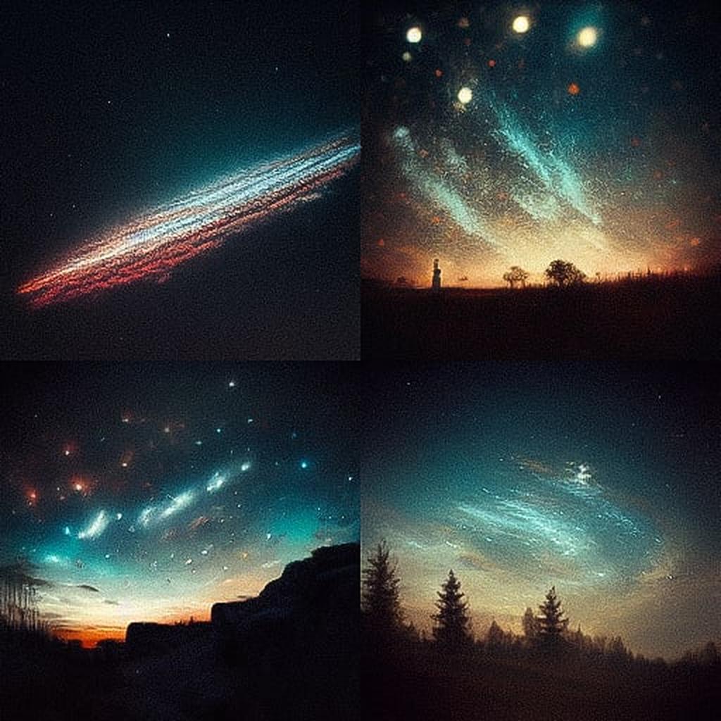 Astrophotography style, Midjourney V3, render 1 of 4