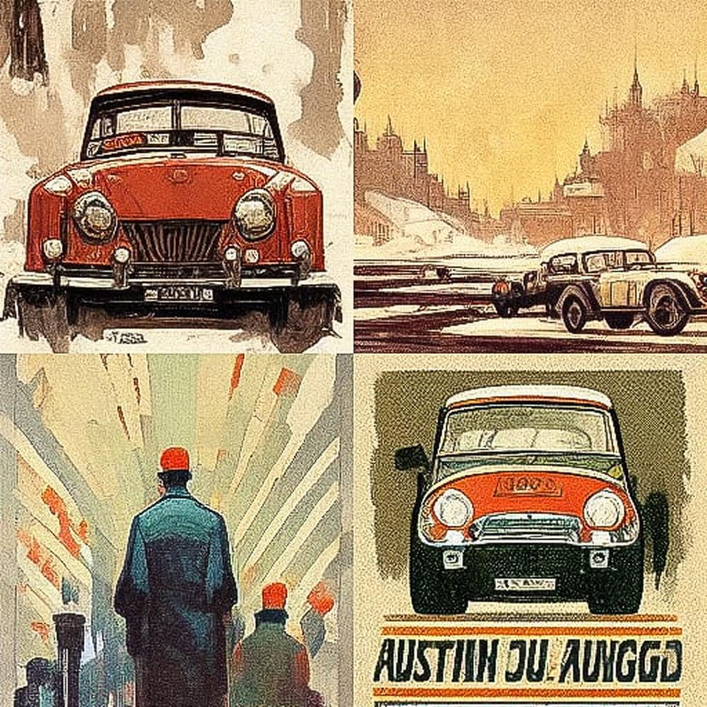 Austin Briggs style, Midjourney V3, render 1 of 4