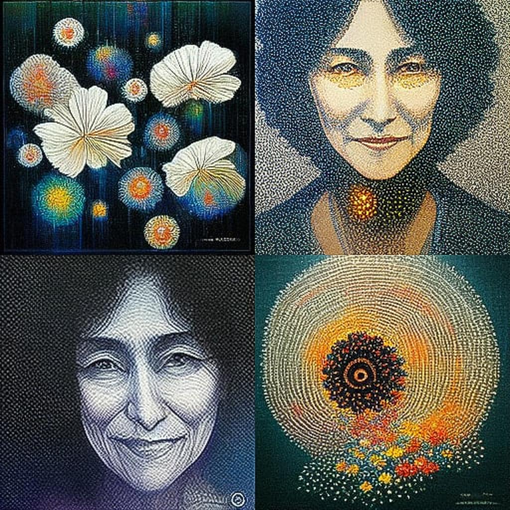 Barbara Takenaga style, Midjourney V3, render 1 of 4