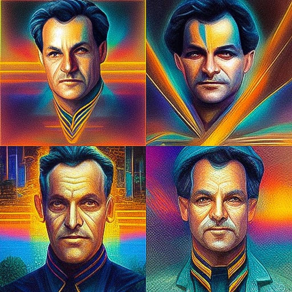 Barclay Shaw style, Midjourney V3, render 1 of 4