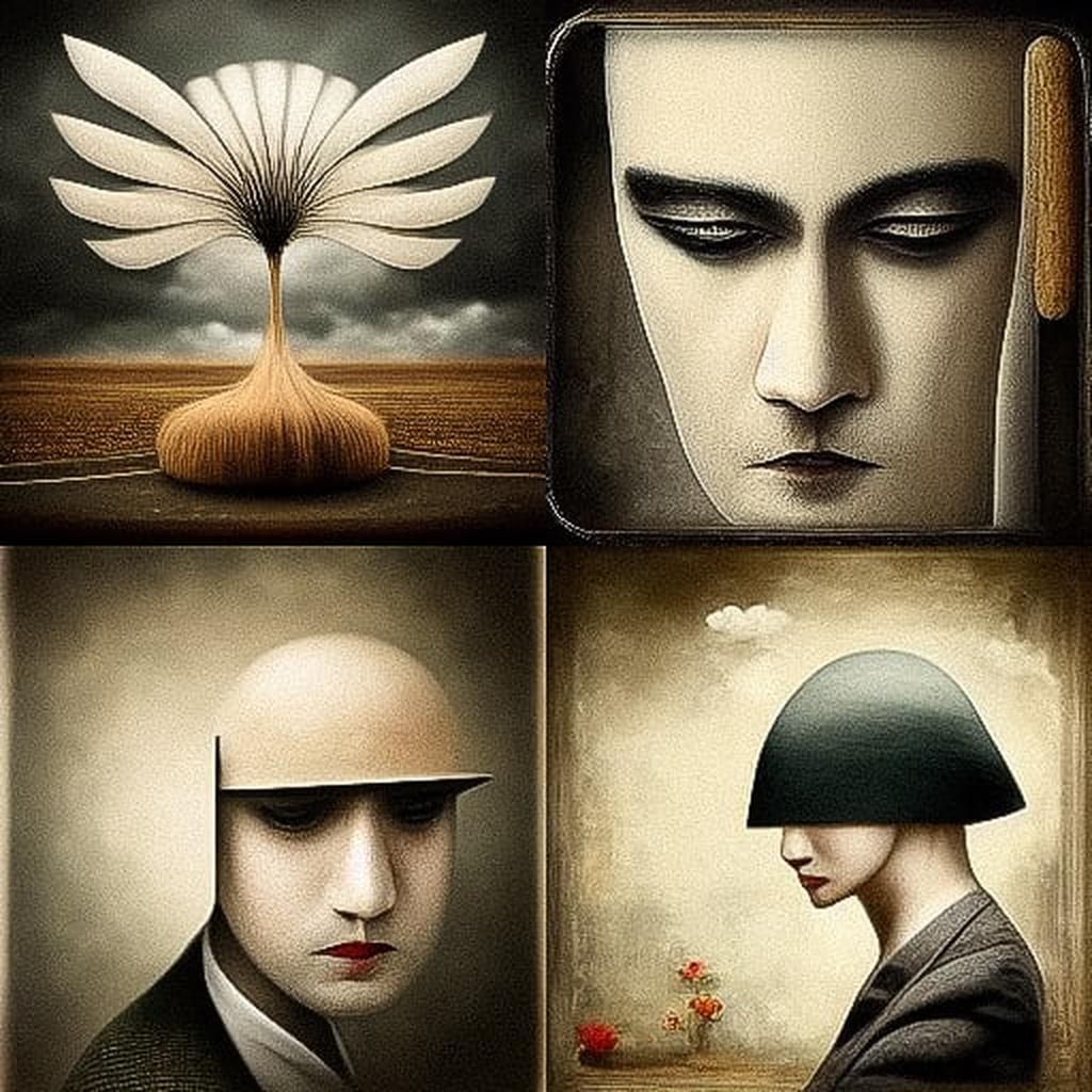 Ben Goossens style, Midjourney V3, render 1 of 4