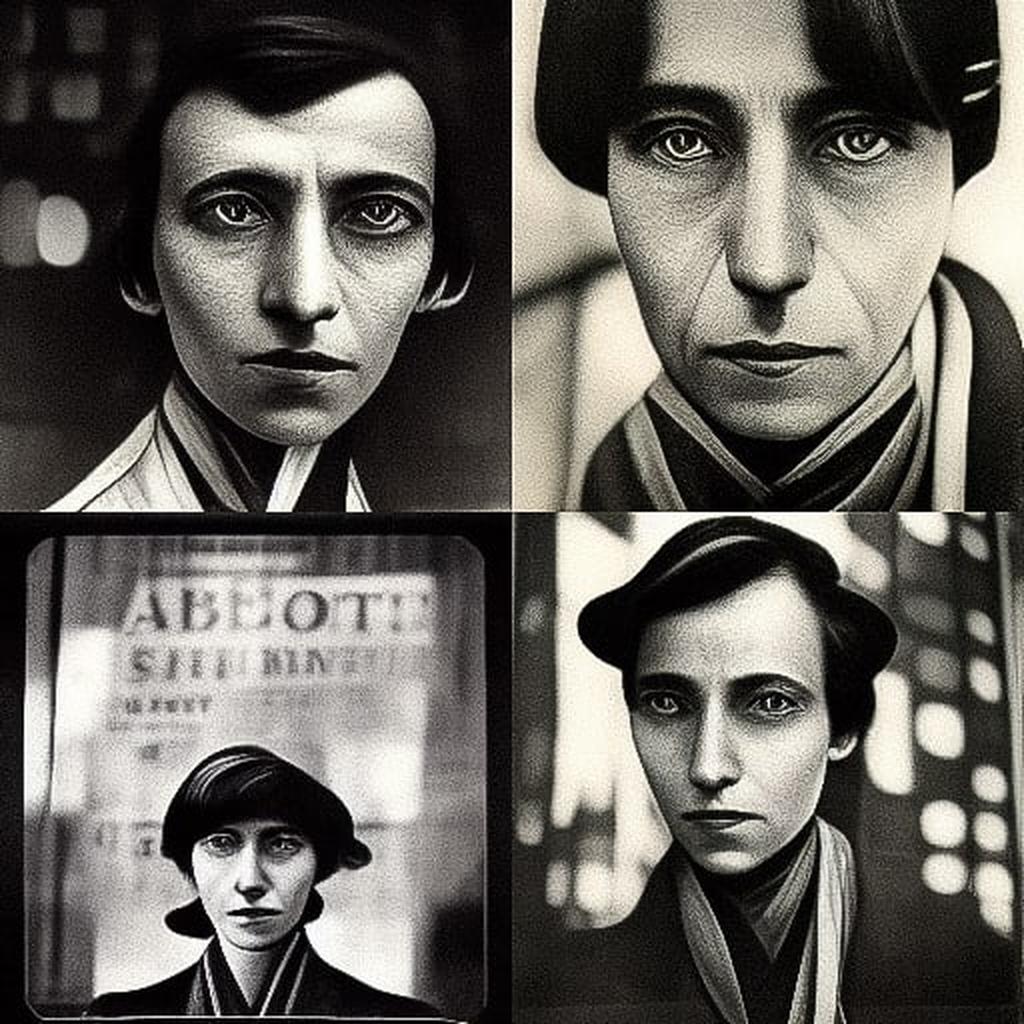 Berenice Abbott style, Midjourney V3, render 1 of 4