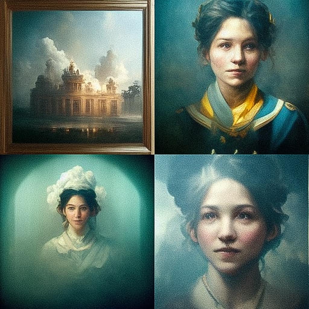 Berndnaut Smilde style, Midjourney V3, render 1 of 4