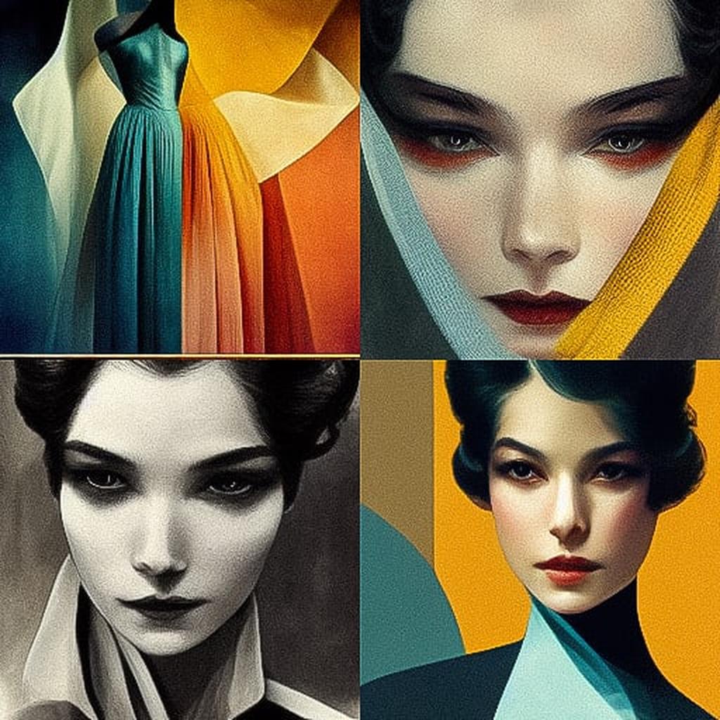 Bill Blass style, Midjourney V3, render 1 of 4