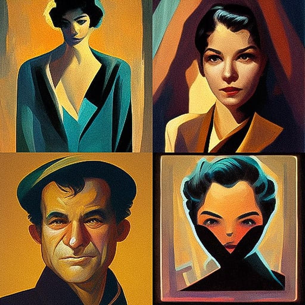 Bill Brauer style, Midjourney V3, render 1 of 4
