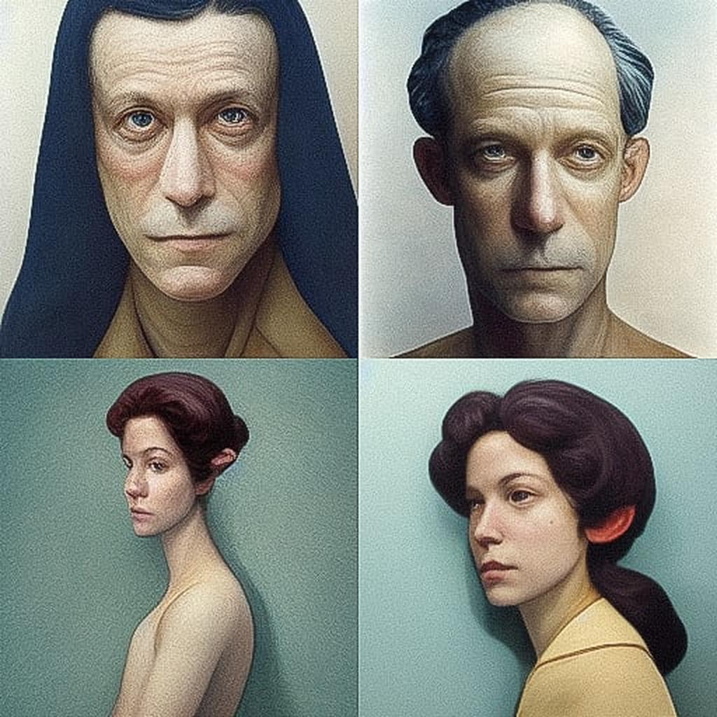 Bill Durgin style, Midjourney V3, render 1 of 4