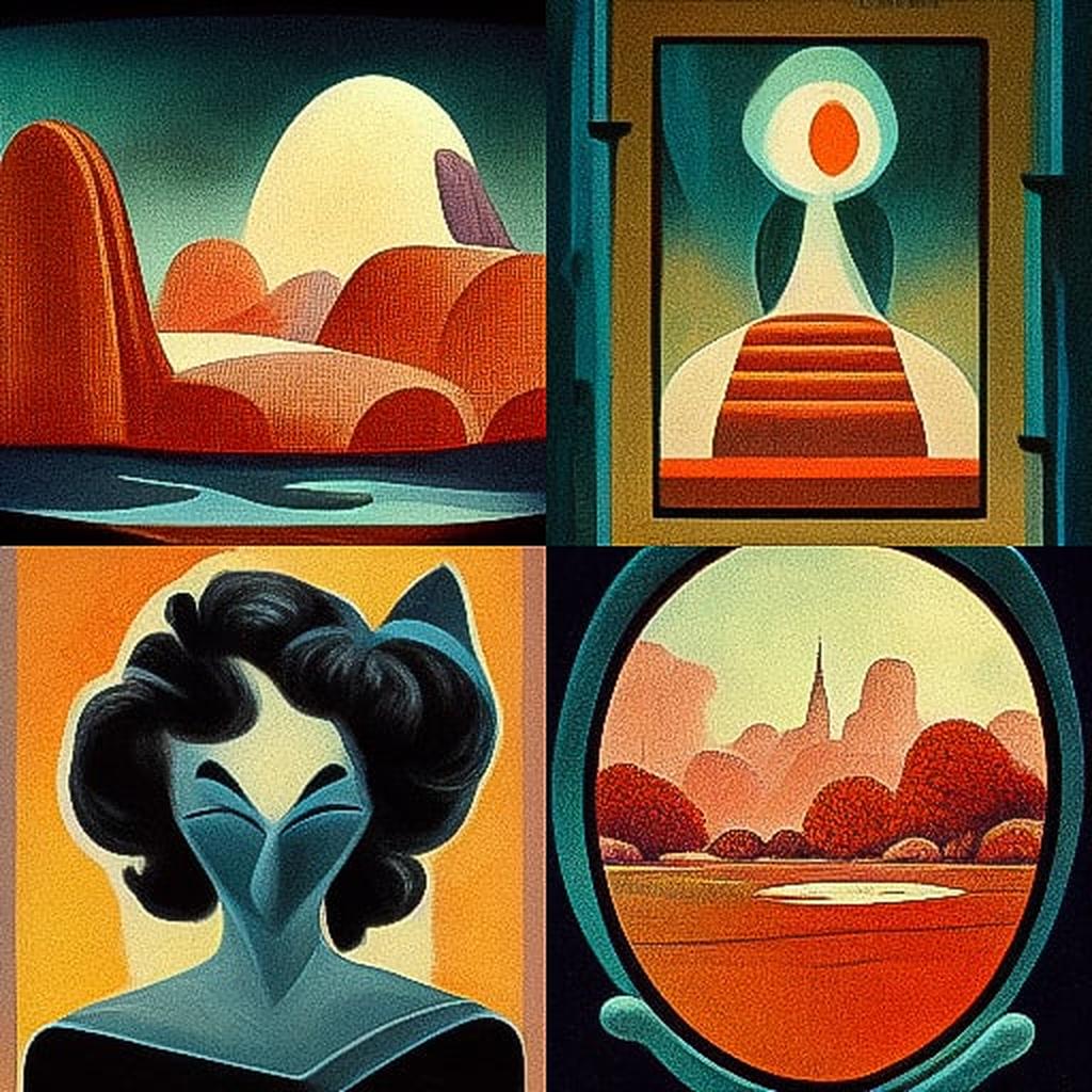 Bob Clampett style, Midjourney V3, render 1 of 4