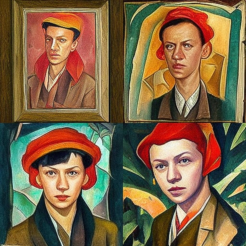 Boris Grigoriev style, Midjourney V3, render 1 of 4