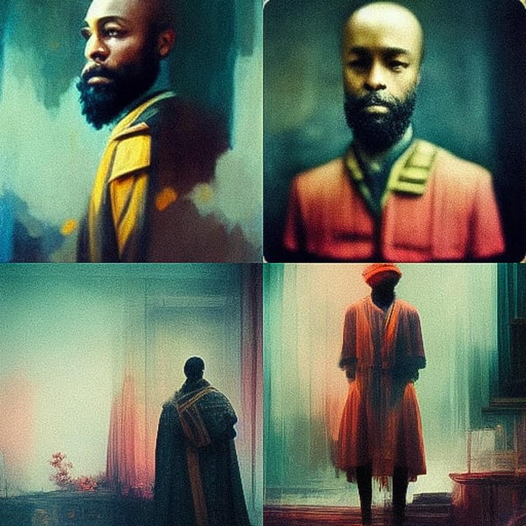 Bradford Young style, Midjourney V3, render 1 of 4