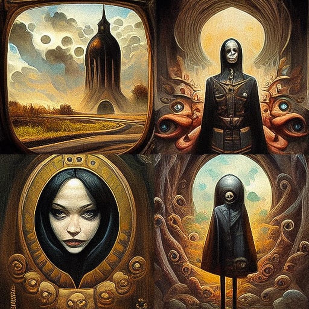 Brian Despain style, Midjourney V3, render 1 of 4