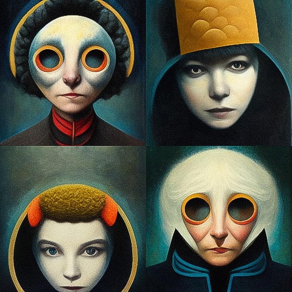 Bridget Bate Tichenor style, Midjourney V3, render 1 of 4