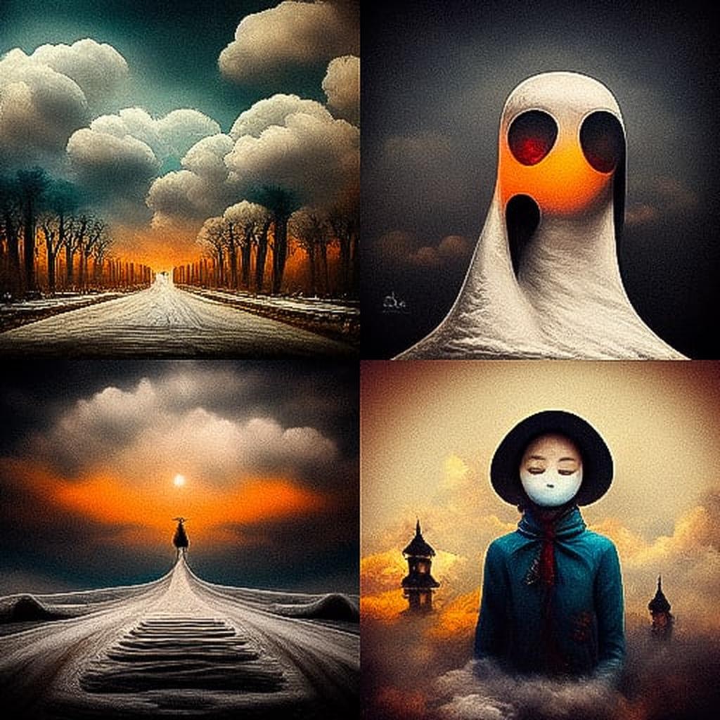 Caras Ionut style, Midjourney V3, render 1 of 4