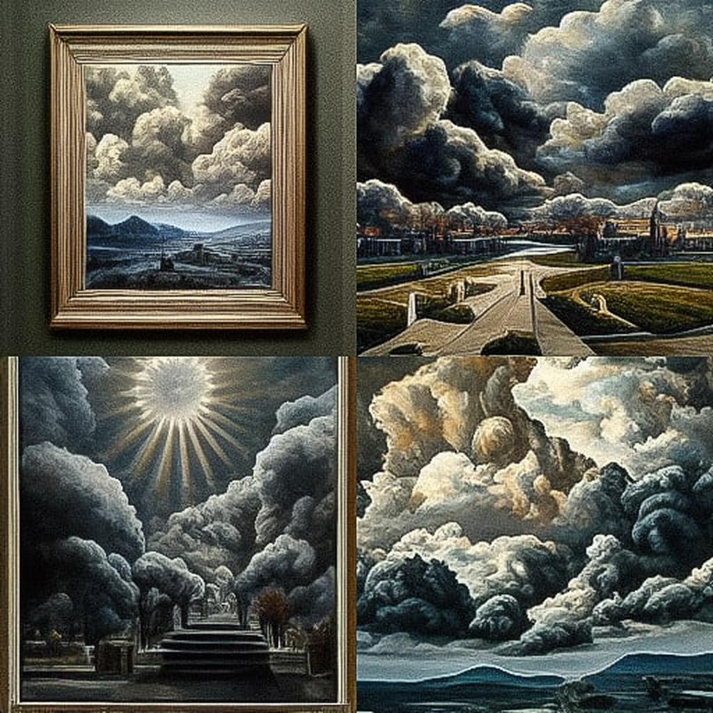 Carel Willink style, Midjourney V3, render 1 of 4