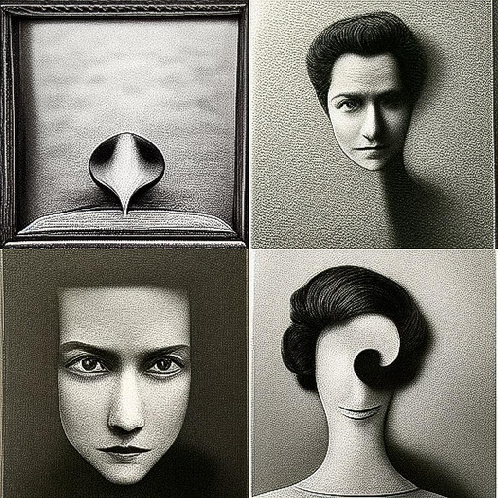 Chema Madoz style, Midjourney V3, render 1 of 4