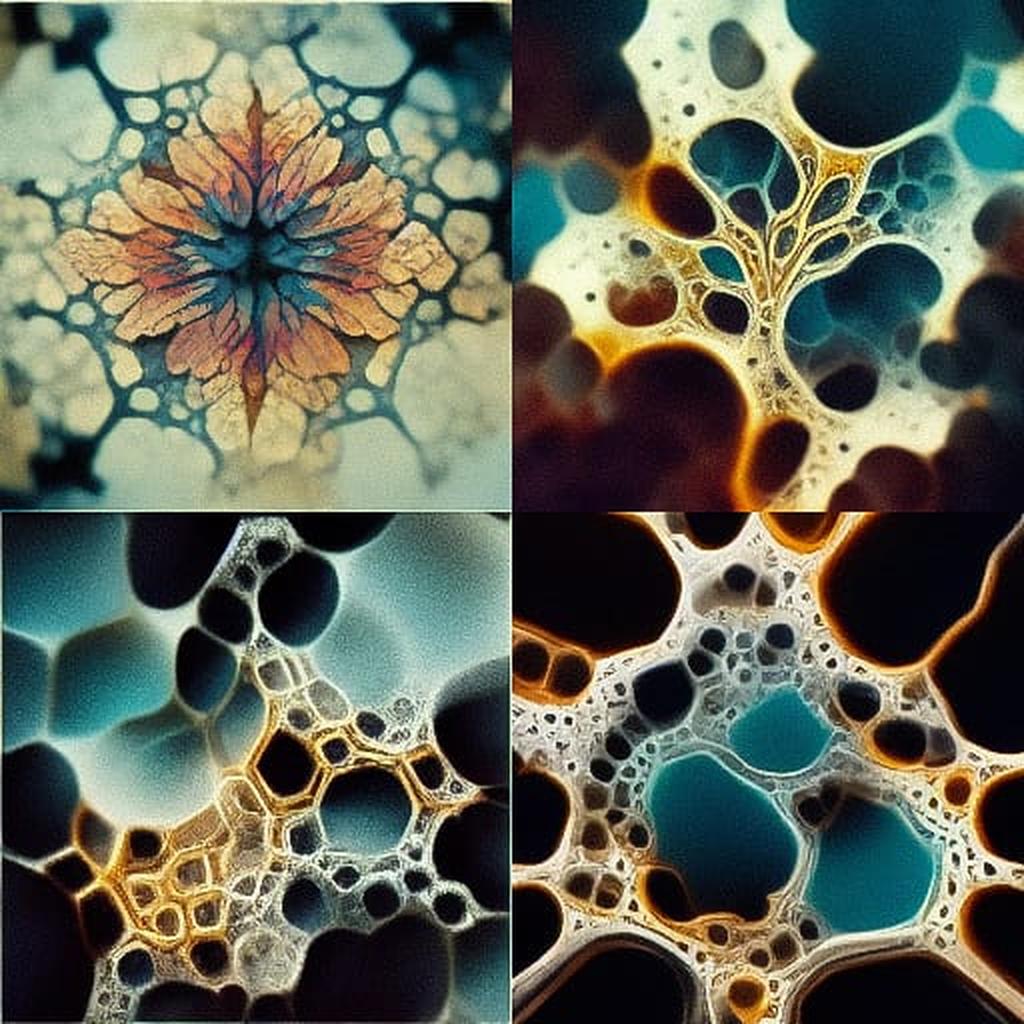 Chemigram style, Midjourney V3, render 1 of 4