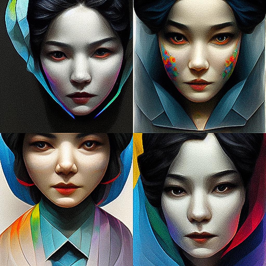 Choi Jeong-Hwa style, Midjourney V3, render 1 of 4