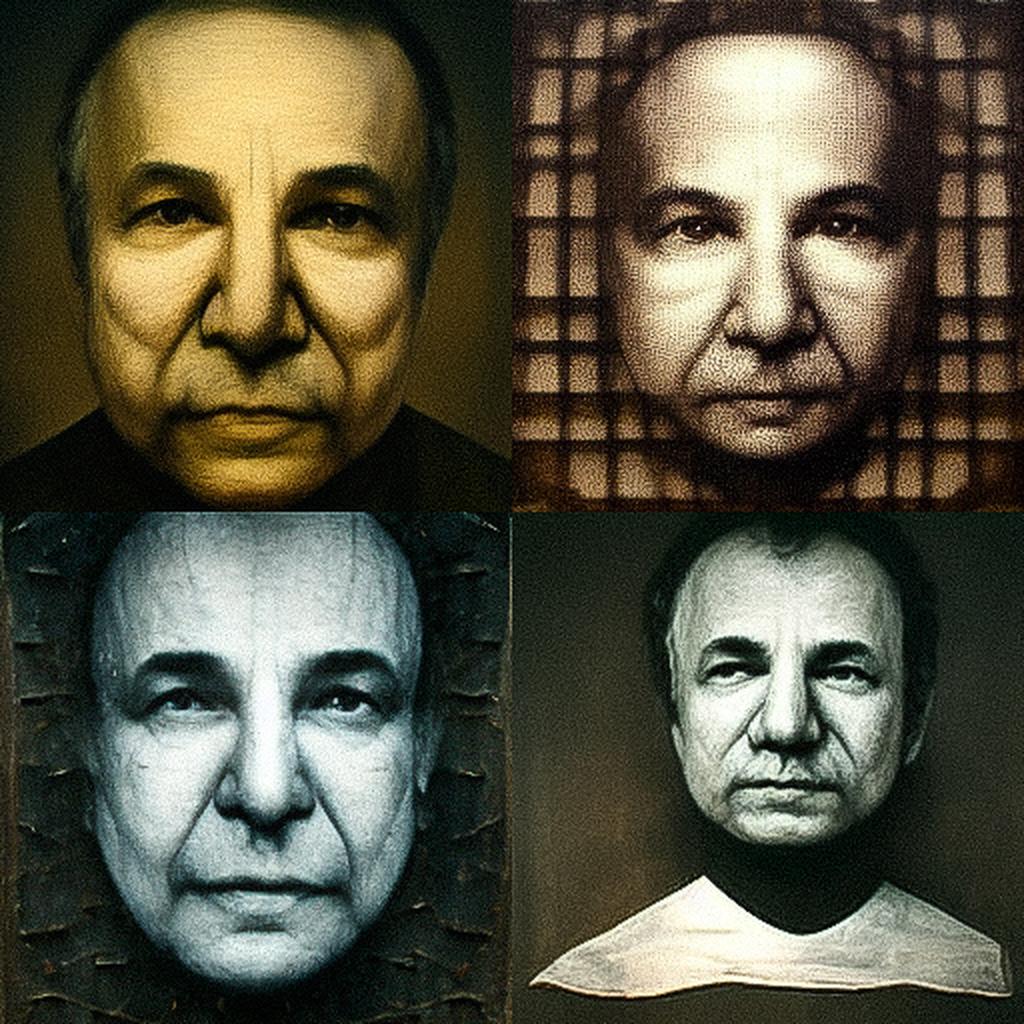 Christian Boltanski style, Midjourney V3, render 1 of 4