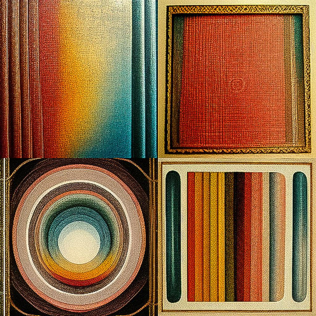 Chromolithography style, Midjourney V3, render 1 of 4