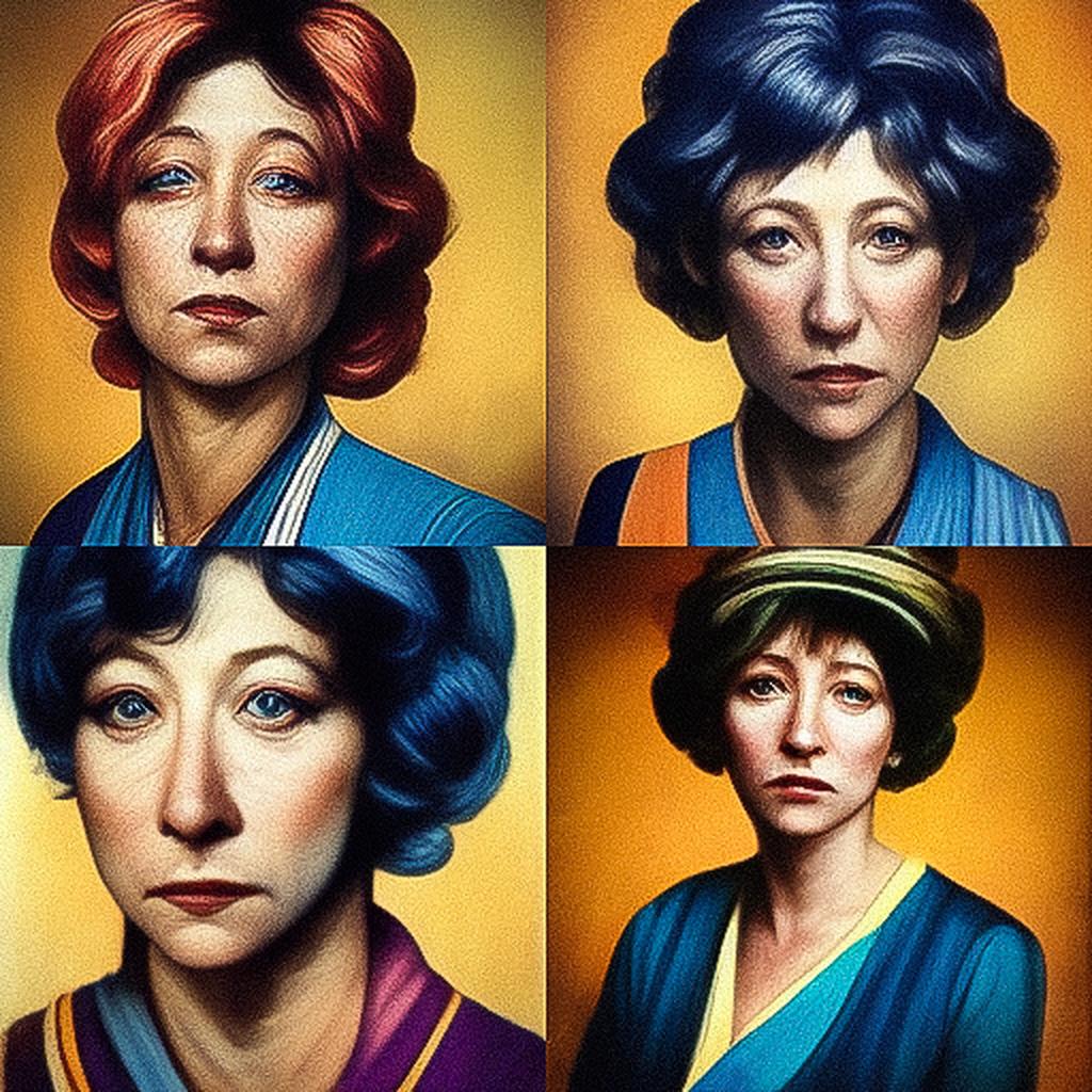 Cindy Sherman style, Midjourney V3, render 1 of 4