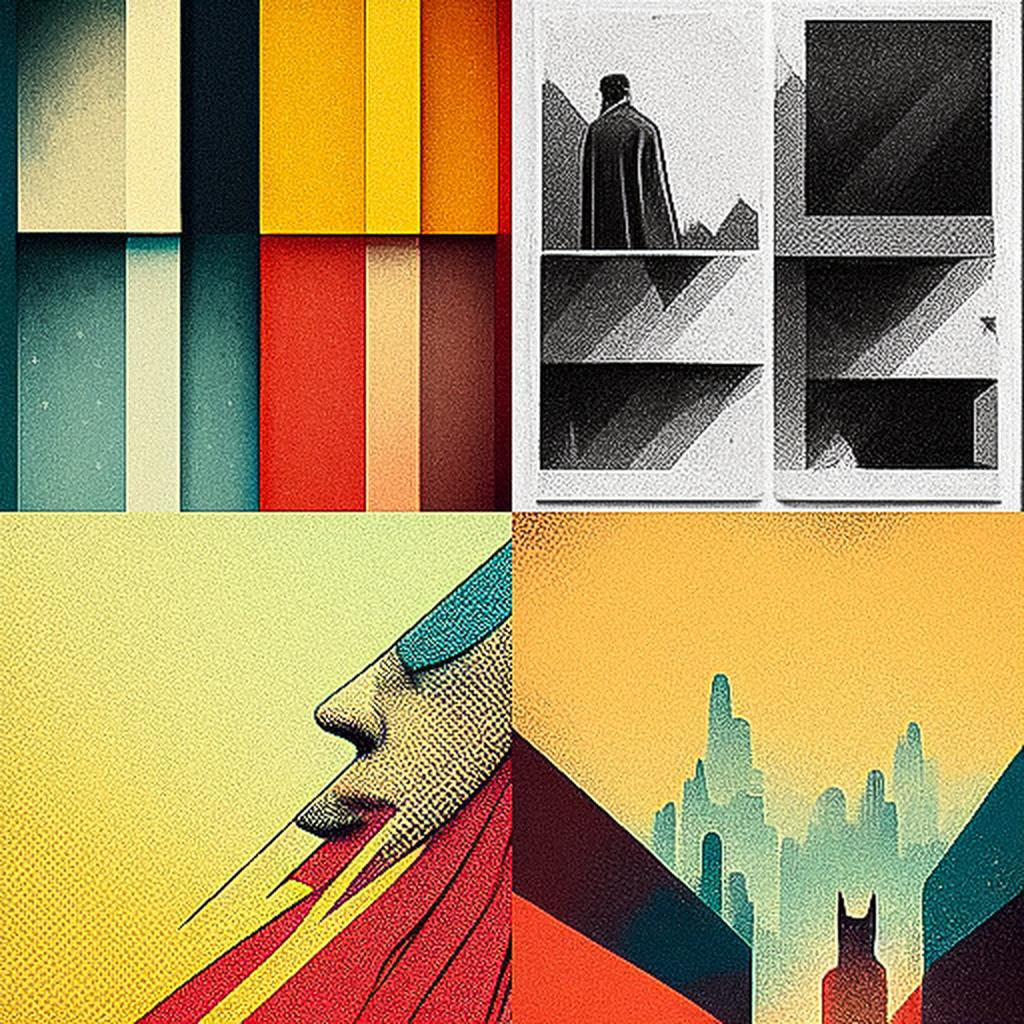 Comic book style style, Midjourney V3, render 1 of 4