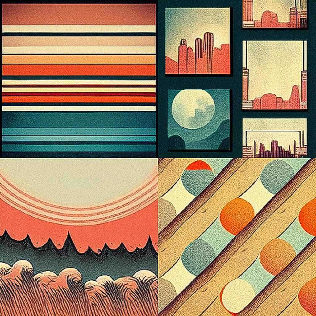 Comic strip style style, Midjourney V3, render 1 of 4