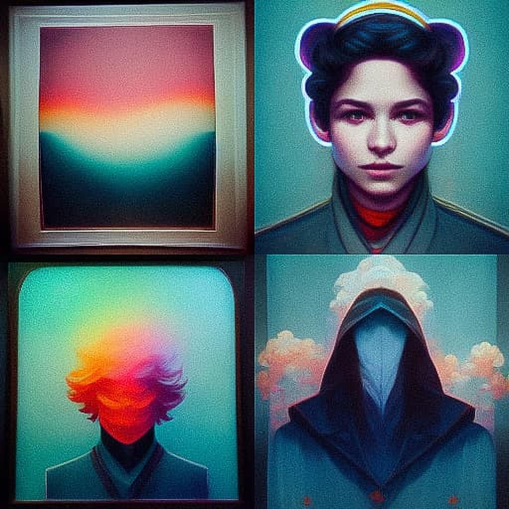 Cory Arcangel style, Midjourney V3, render 1 of 4