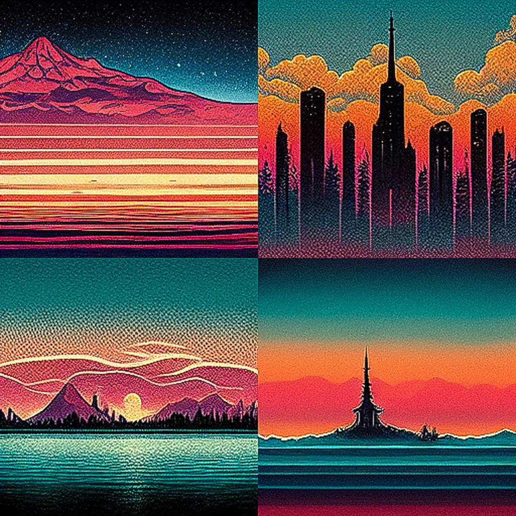Dan Mumford style, Midjourney V3, render 1 of 4