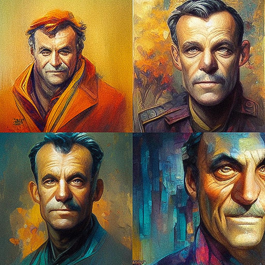 Dave Dorman style, Midjourney V3, render 1 of 4