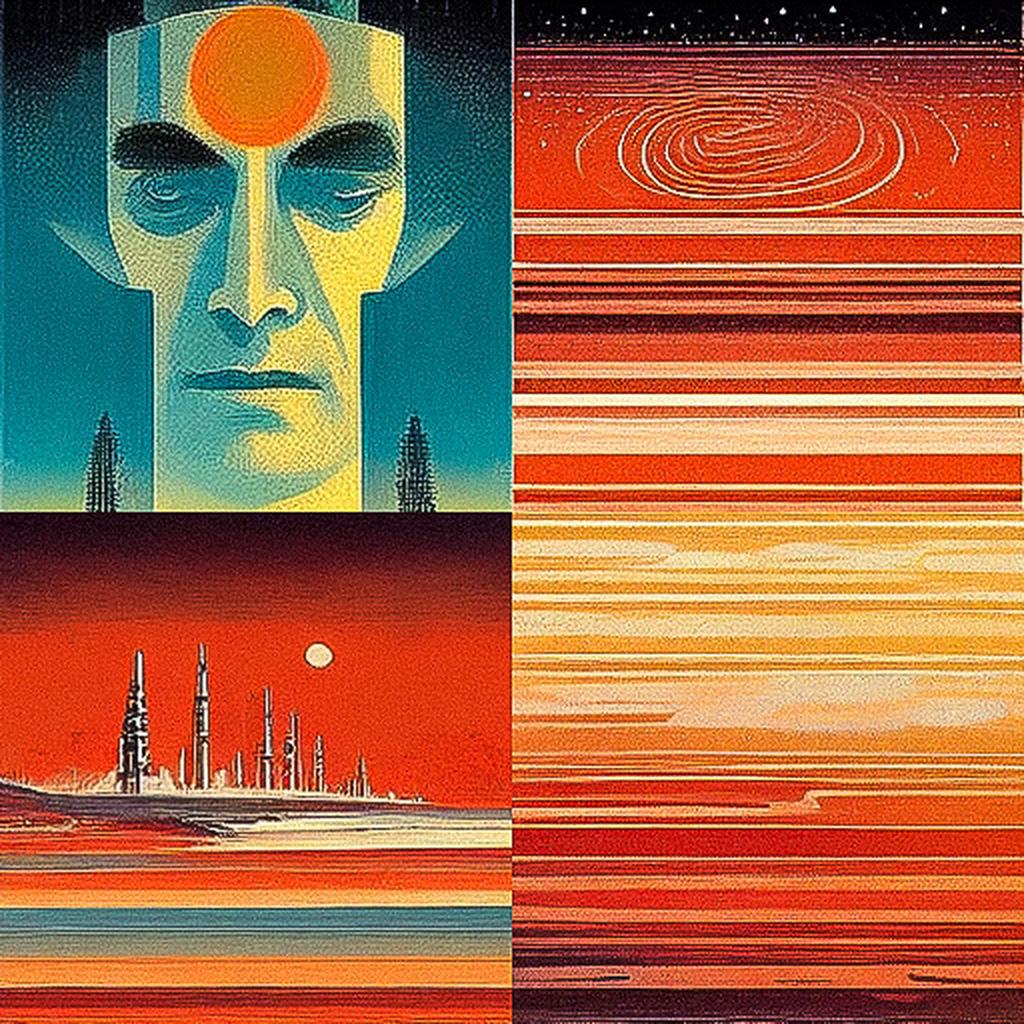 Dean Ellis style, Midjourney V3, render 1 of 4