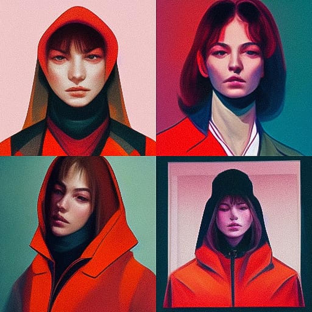 Demna Gvasalia style, Midjourney V3, render 1 of 4