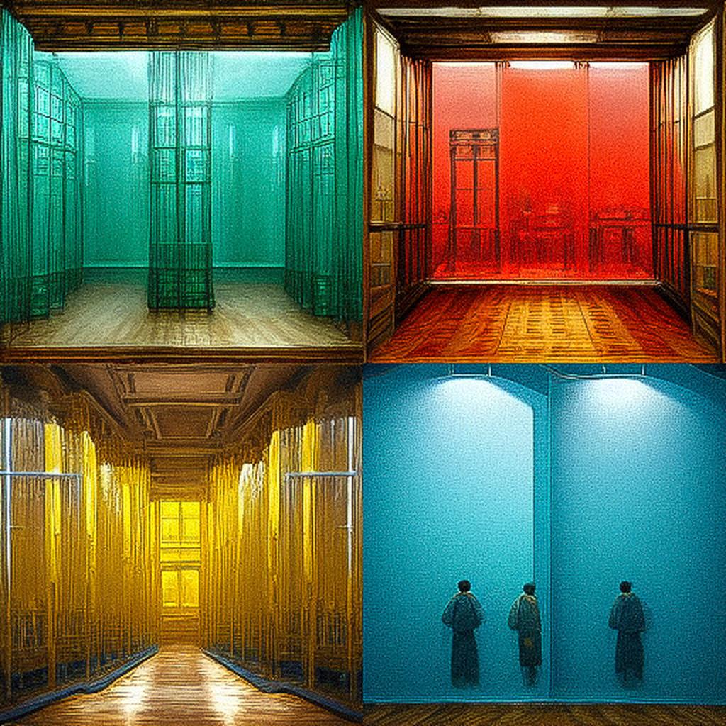 Do Ho Suh style, Midjourney V3, render 1 of 4