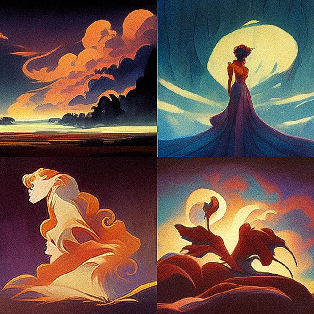 Don Bluth style, Midjourney V3, render 1 of 4