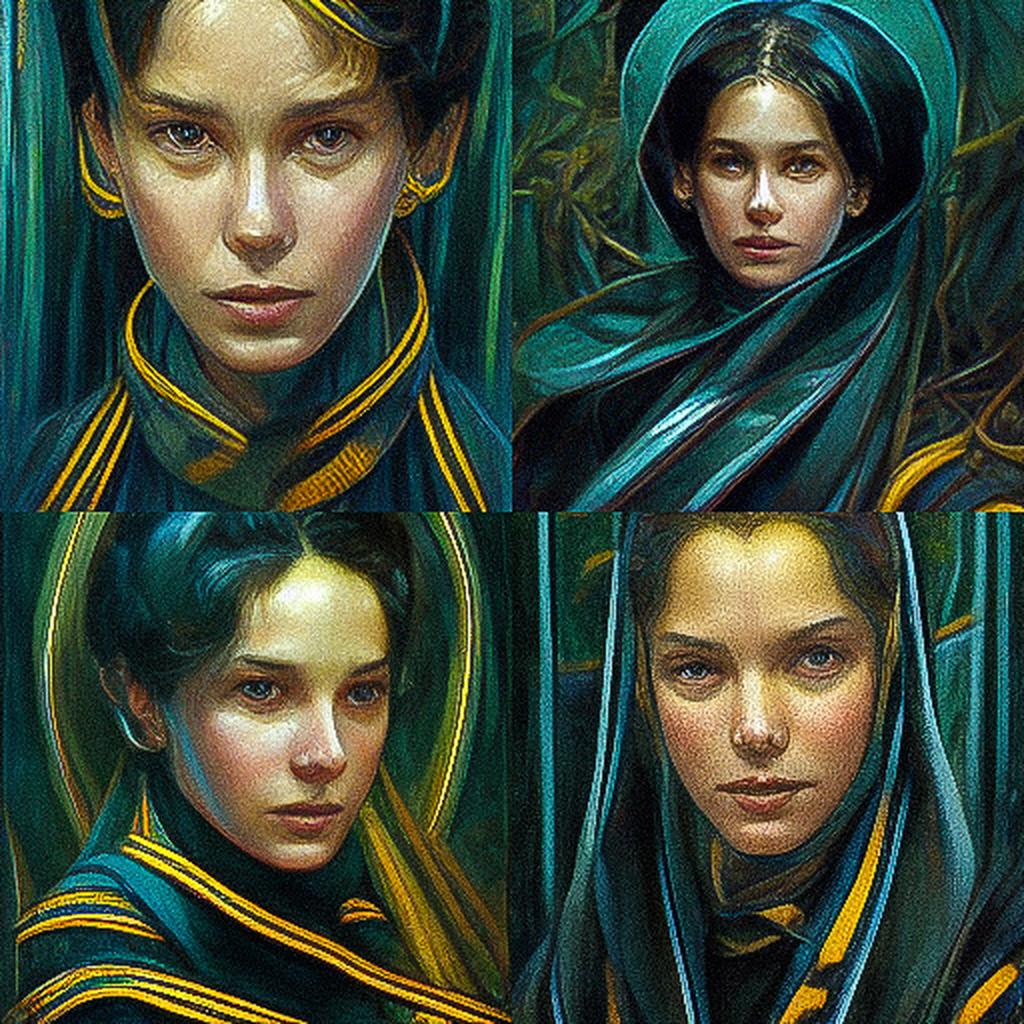 Donato Giancola style, Midjourney V3, render 1 of 4