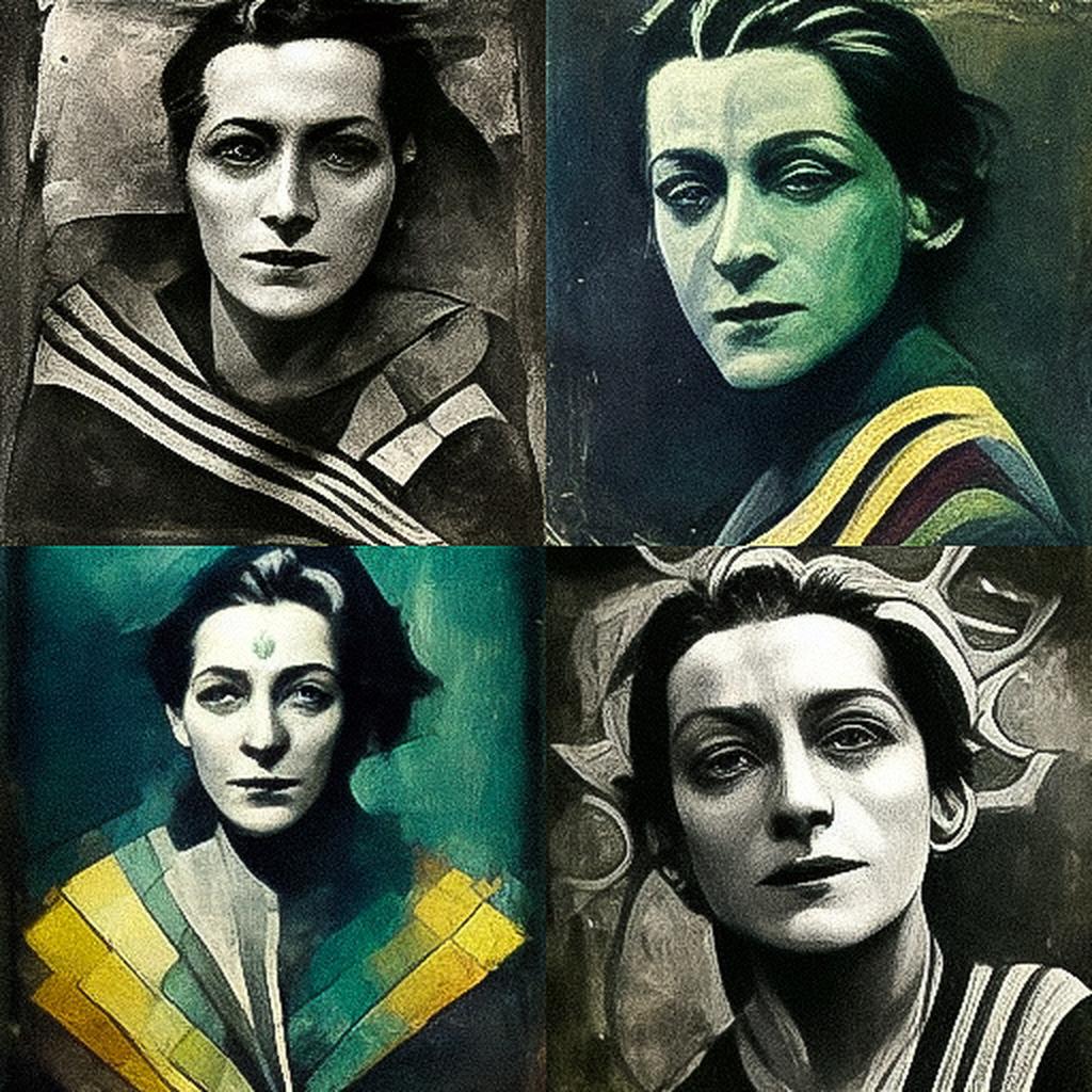 Dora Maar style, Midjourney V3, render 1 of 4