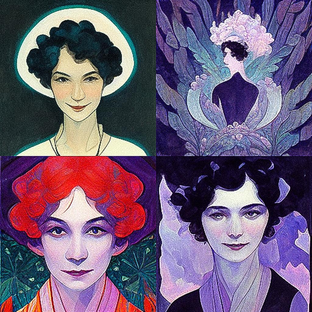 Dorothy Lathrop style, Midjourney V3, render 1 of 4