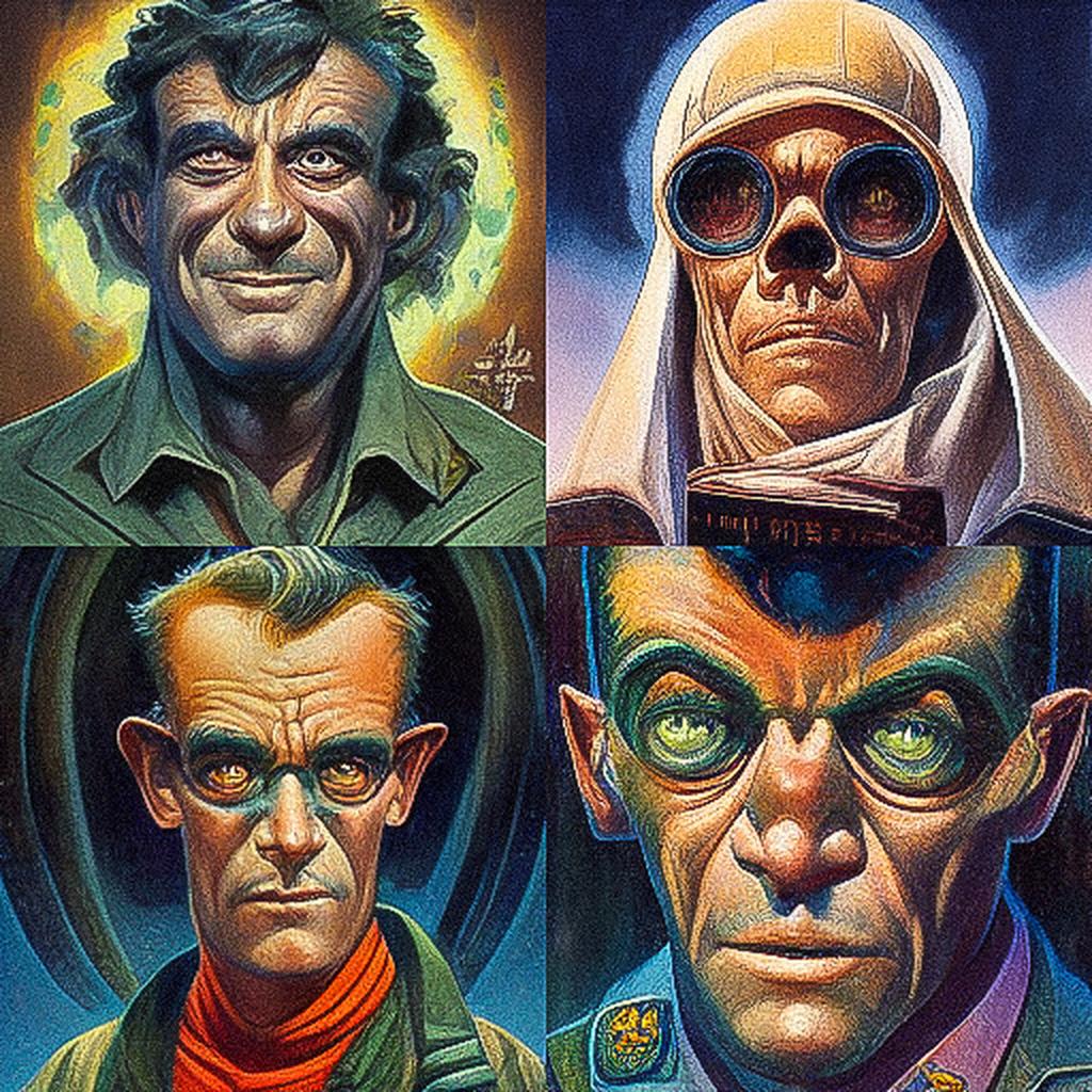 Earl Norem style, Midjourney V3, render 1 of 4