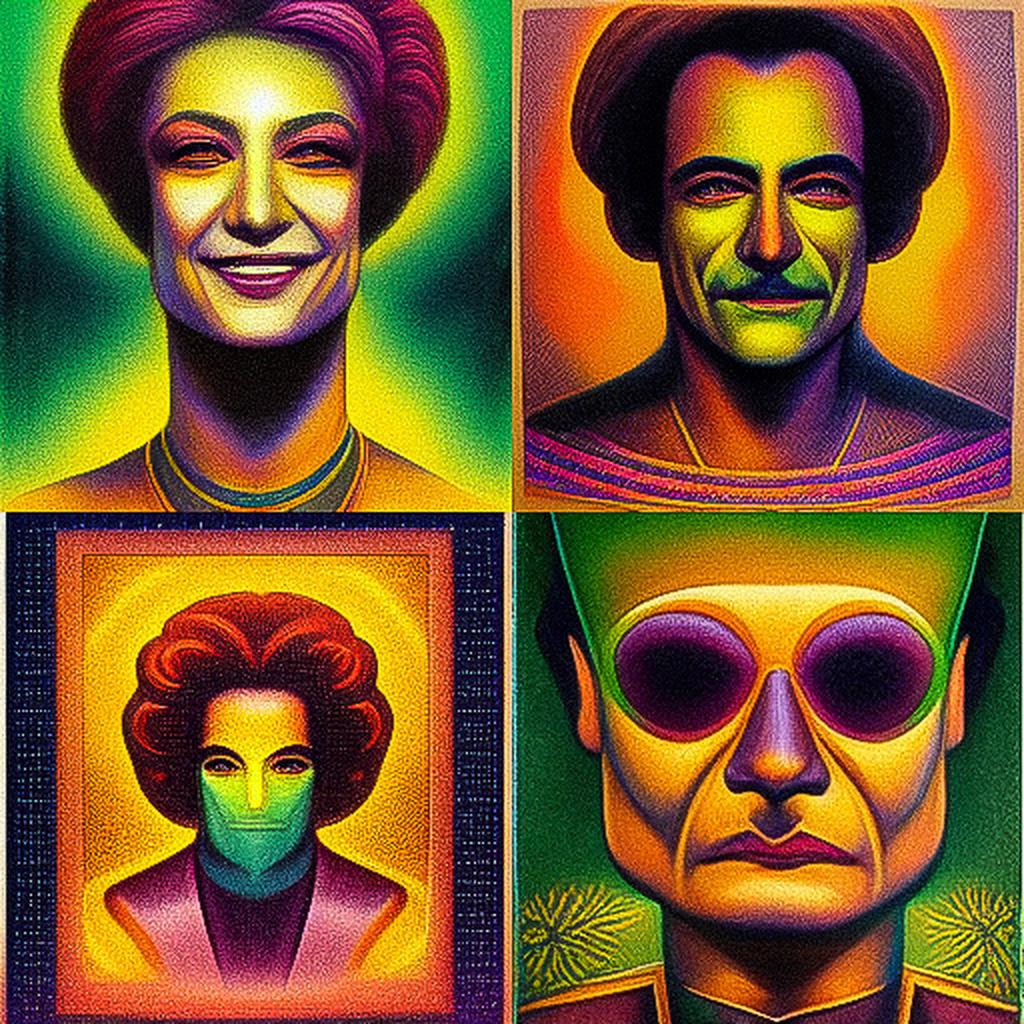 Ed Paschke style, Midjourney V3, render 1 of 4