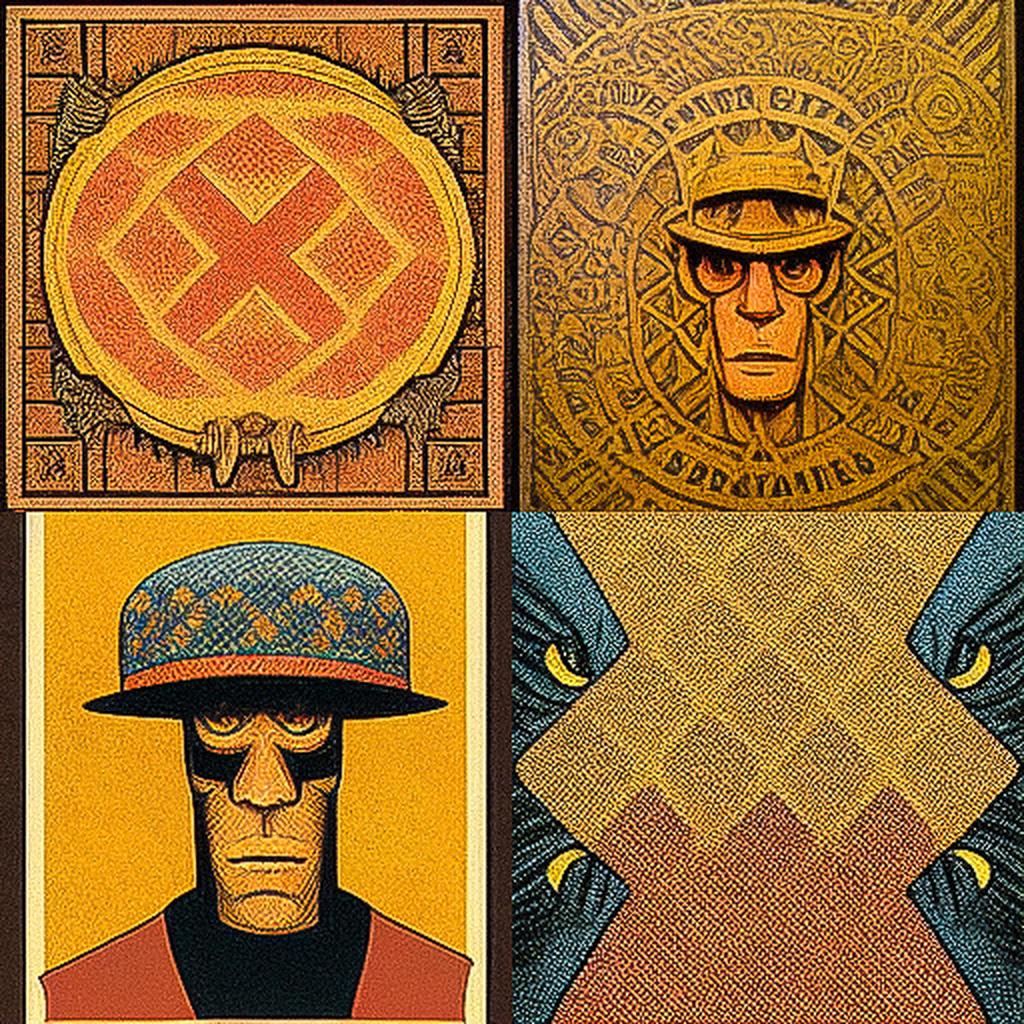 Ed Piskor style, Midjourney V3, render 1 of 4
