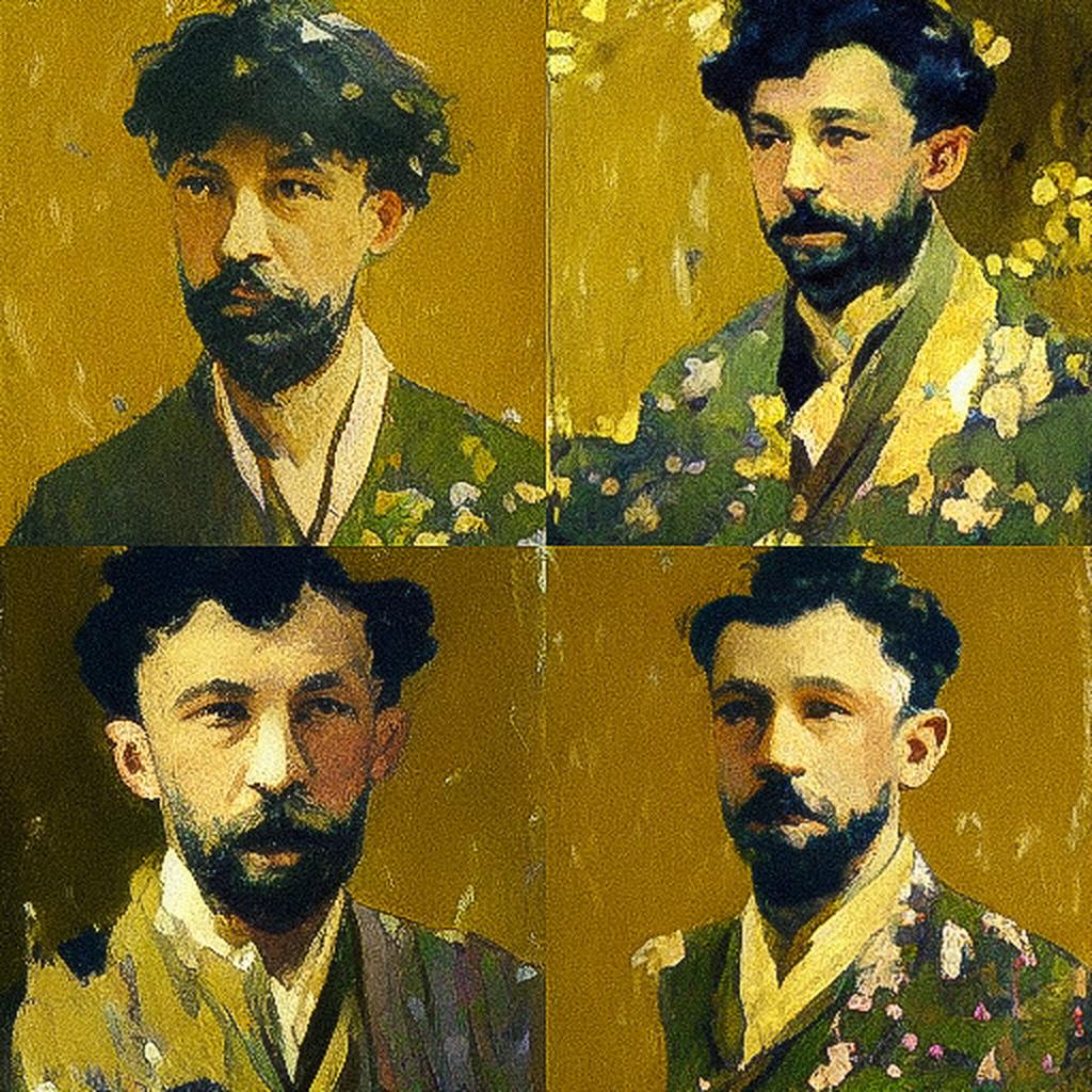 Edouard Vuillard style, Midjourney V3, render 1 of 4